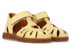 Angulus sandal gul med hjerteudskæring til børn